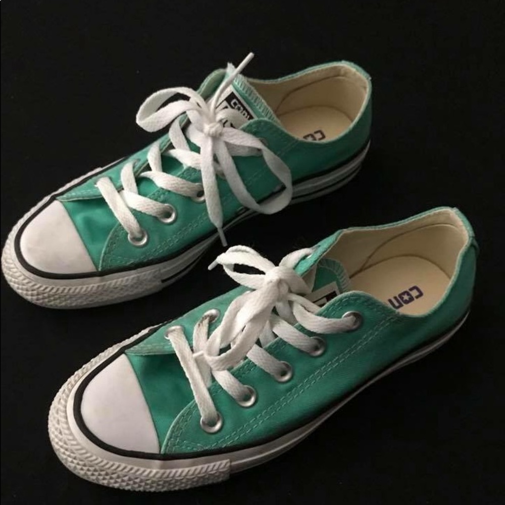 Green/Blue Converse